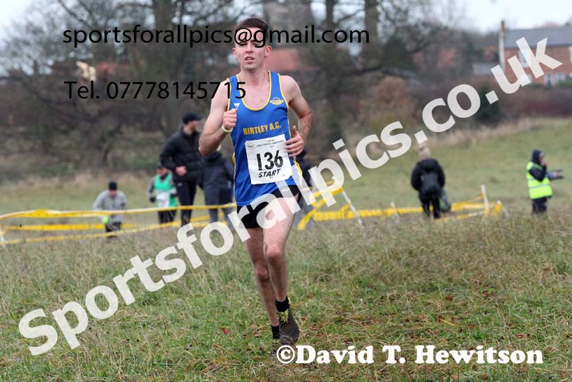 Senior men, 2021 North Eastern Cross Country Championships, Sedgefield. Photo: David T. Hewitson/Sports for All Pics